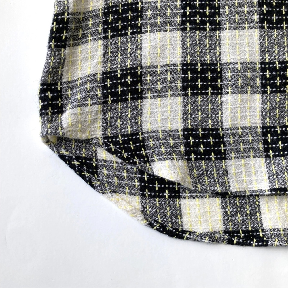Anthropologie Pilcro Breezy Plaid Button Down Blouse Small - Picture 11 of 16